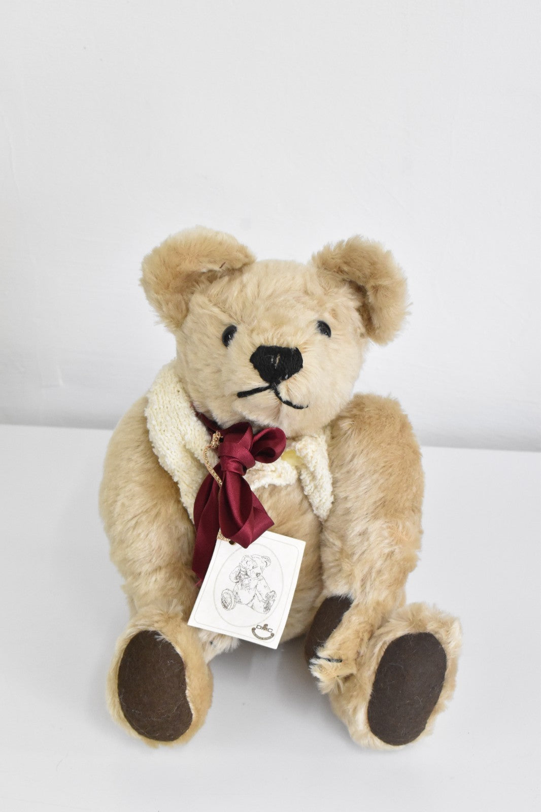 Vintage Artist Mohair Teddy Bear William by Sue Quinn – OOAK – Tagged