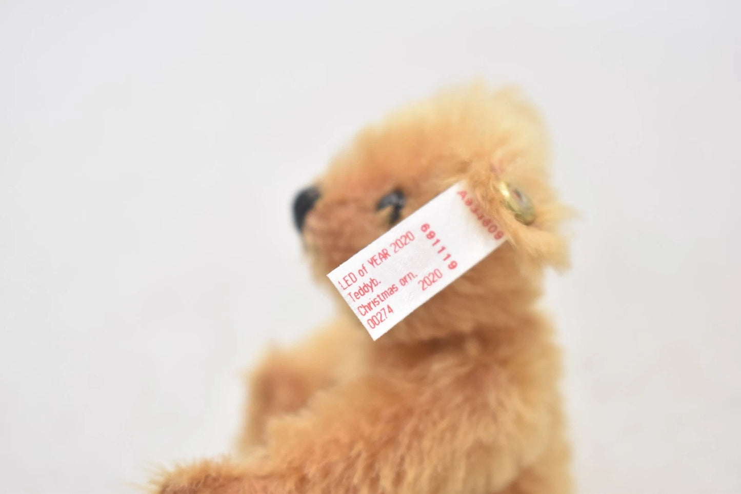 Steiff 691119 2020 Christmas Ornament Teddy Bear Mohair Limited Edition
