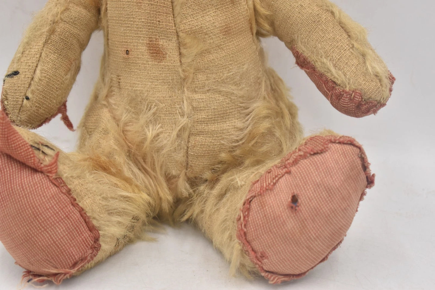 Antique 1930s Merrythought Bingie Mohair Teddy Bear Jointed 18cm Tagged