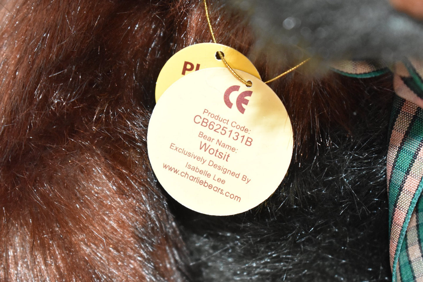 Charlie Bears Wotsit – Retired Isabelle Lee Design, Tagged