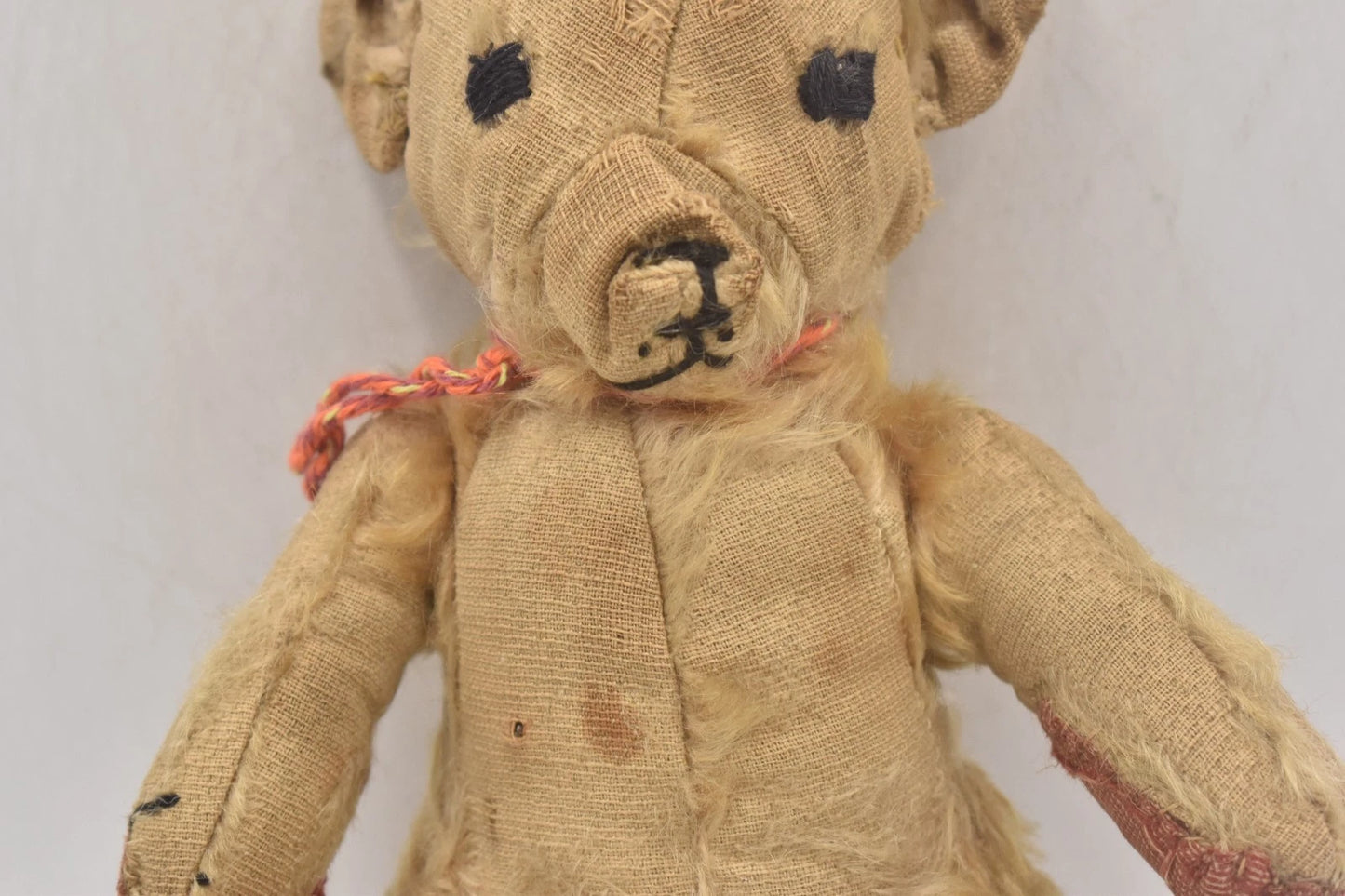 Antique 1930s Merrythought Bingie Mohair Teddy Bear Jointed 18cm Tagged