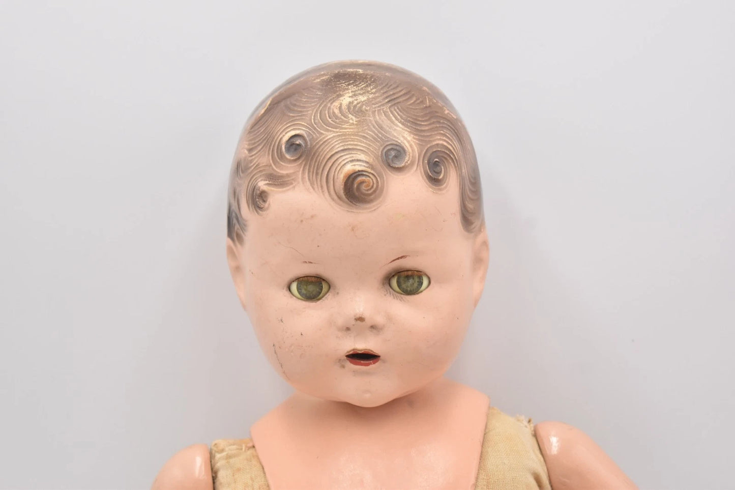 Vintage 1930s 1940s Composition Doll Sleepy Blinking Eyes 46cm Collectable