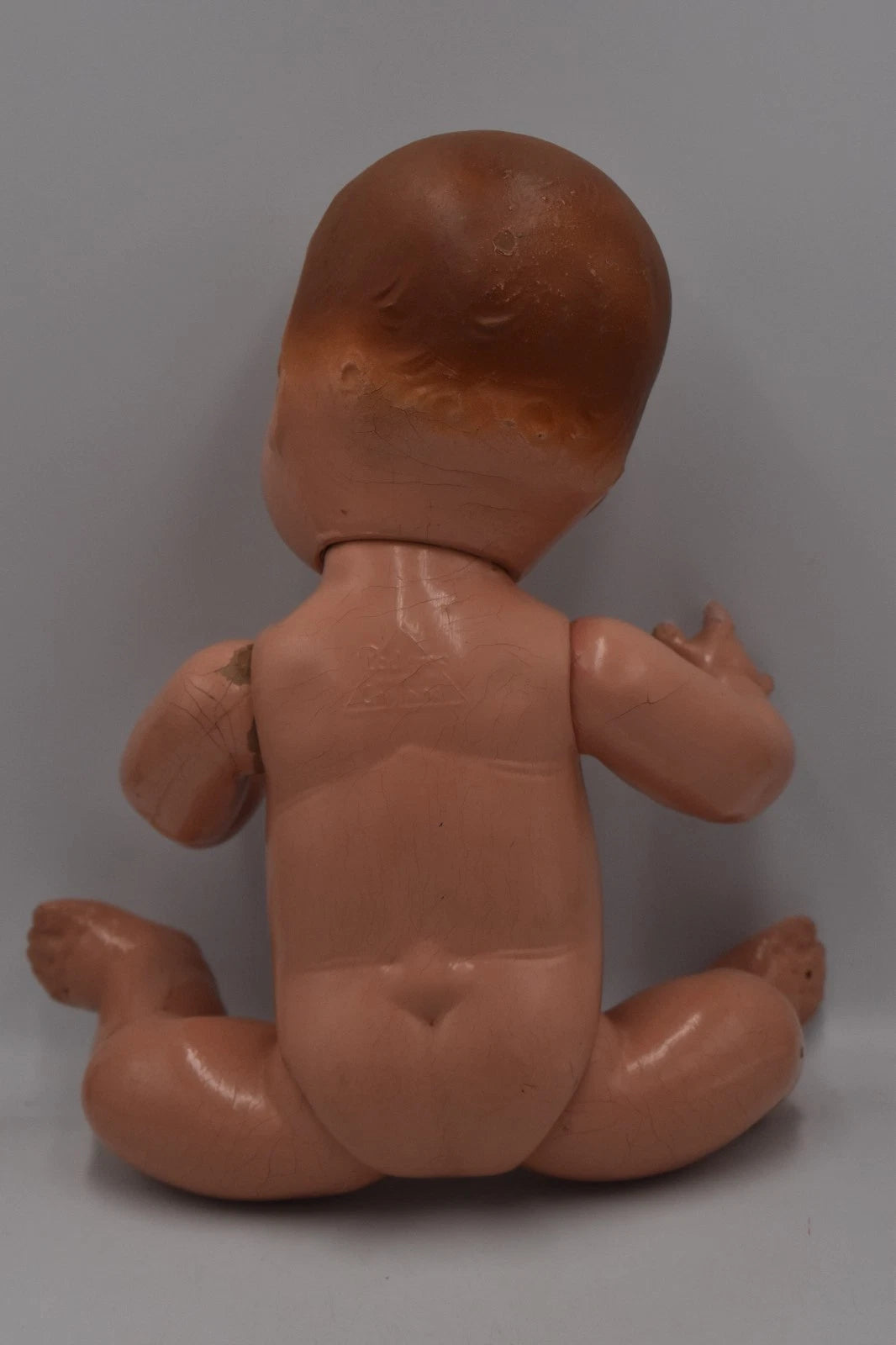 Vintage 1940s 1950s Pedigree Composite Doll Hand Painted Marked 40cm Collectable