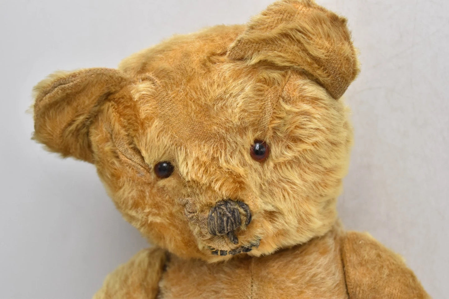 Vintage 1940s Chiltern Mohair Teddy Bear – 44cm, Fully Jointed, Collectible