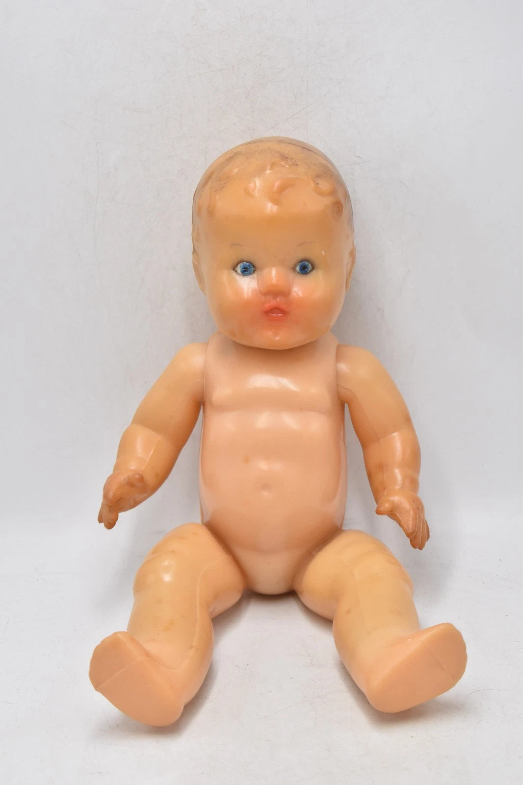 Vintage 1940s Marie Lou Rubber Baby Doll – 40cm