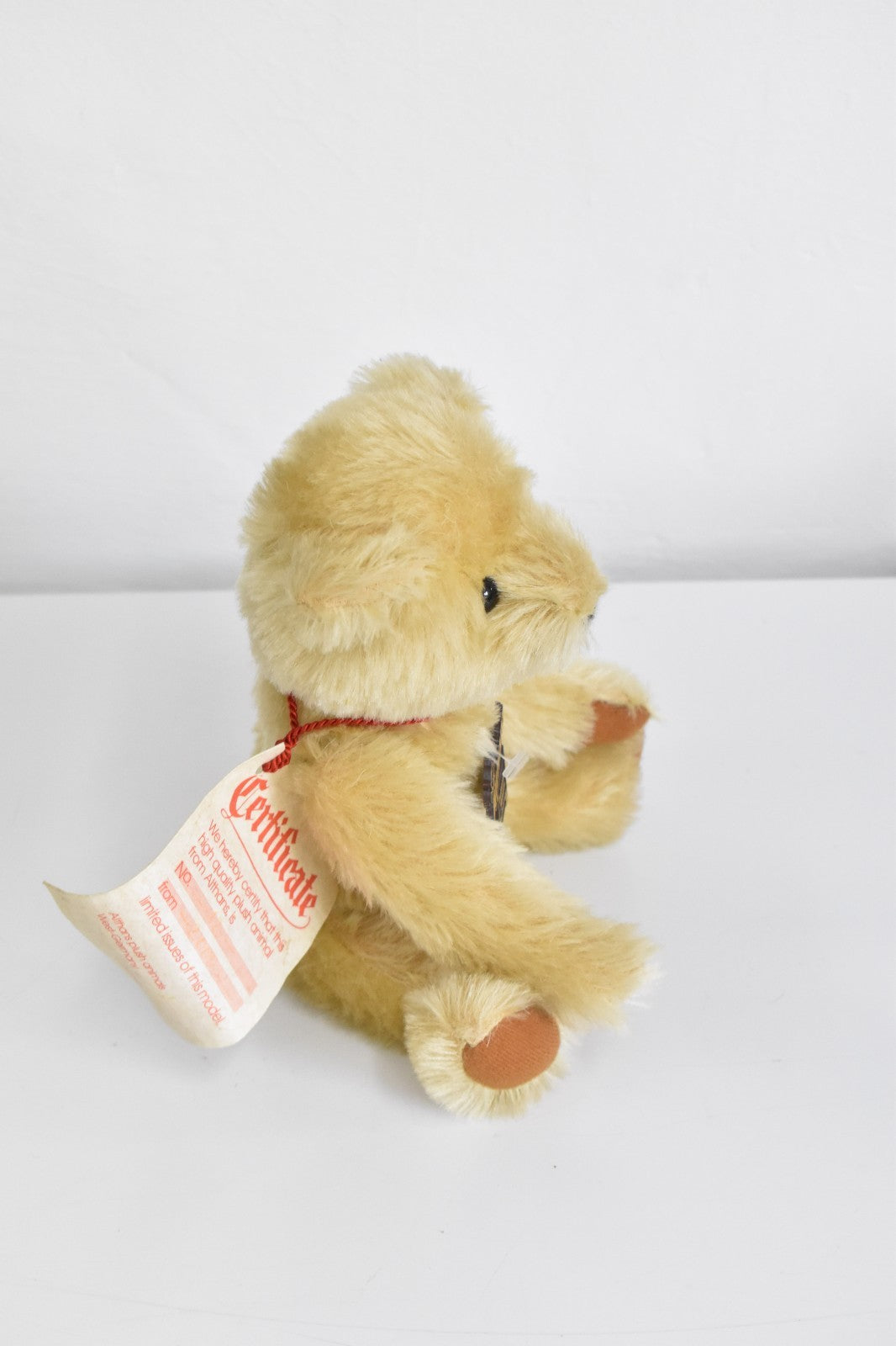 Vintage Althans Mohair Teddy Bear – Limited Edition – Tagged