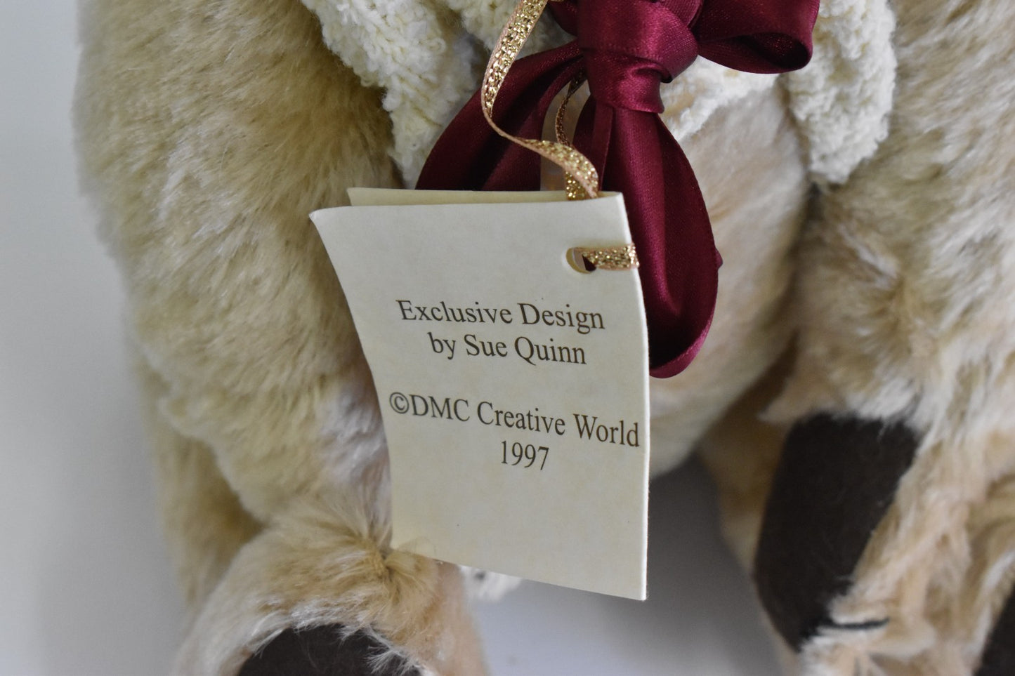 Vintage Artist Mohair Teddy Bear William by Sue Quinn – OOAK – Tagged