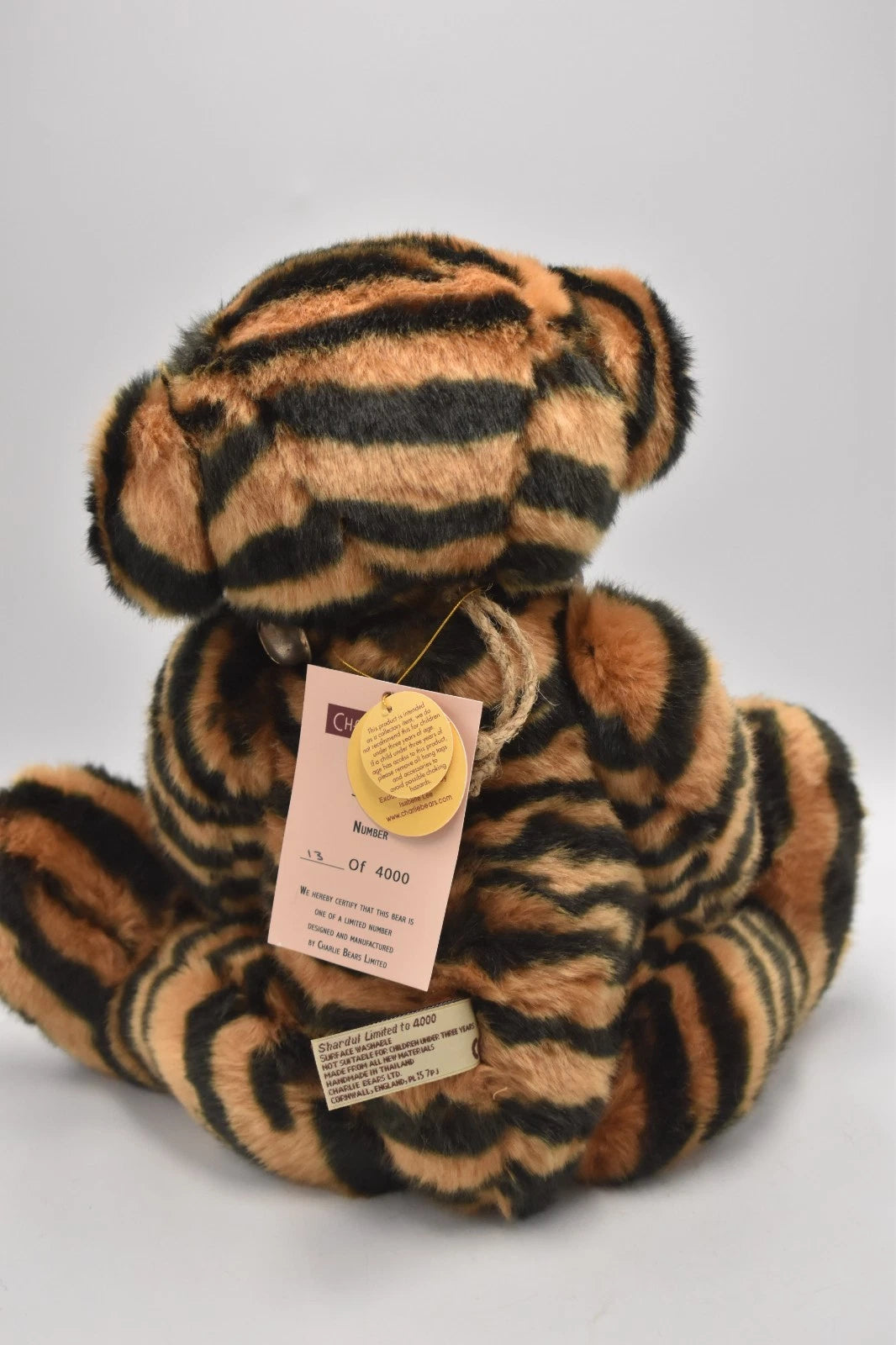 Charlie Bears Shardul Teddy Bear Retired Limited Edition Isabelle Lee Tagged