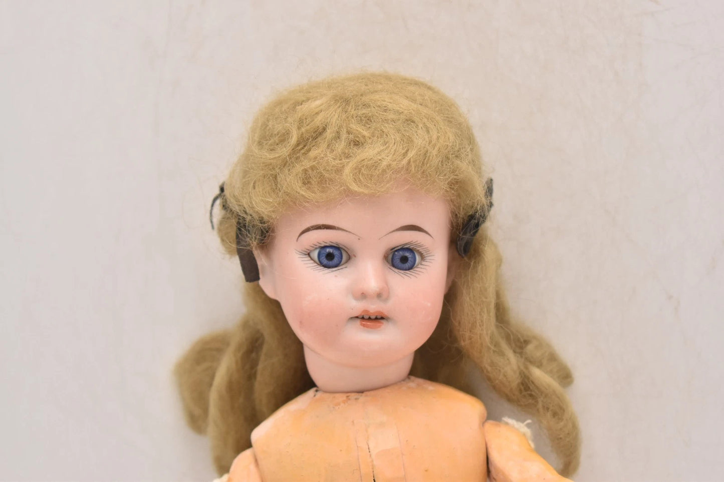 Antique Armand Marseille 1894 AM Bisque Head Doll With Teeth 35cm Vintage