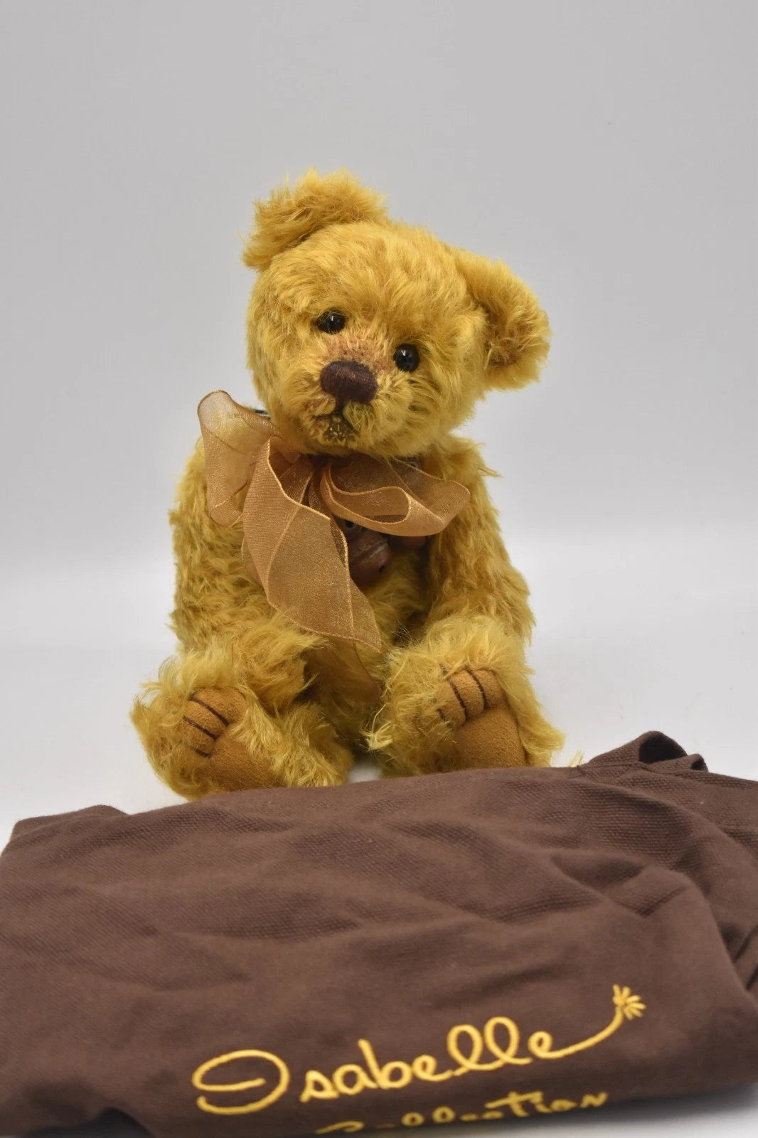 Charlie Bears Treacle Isabelle Collection Limited Edition Mohair Tagged Bag