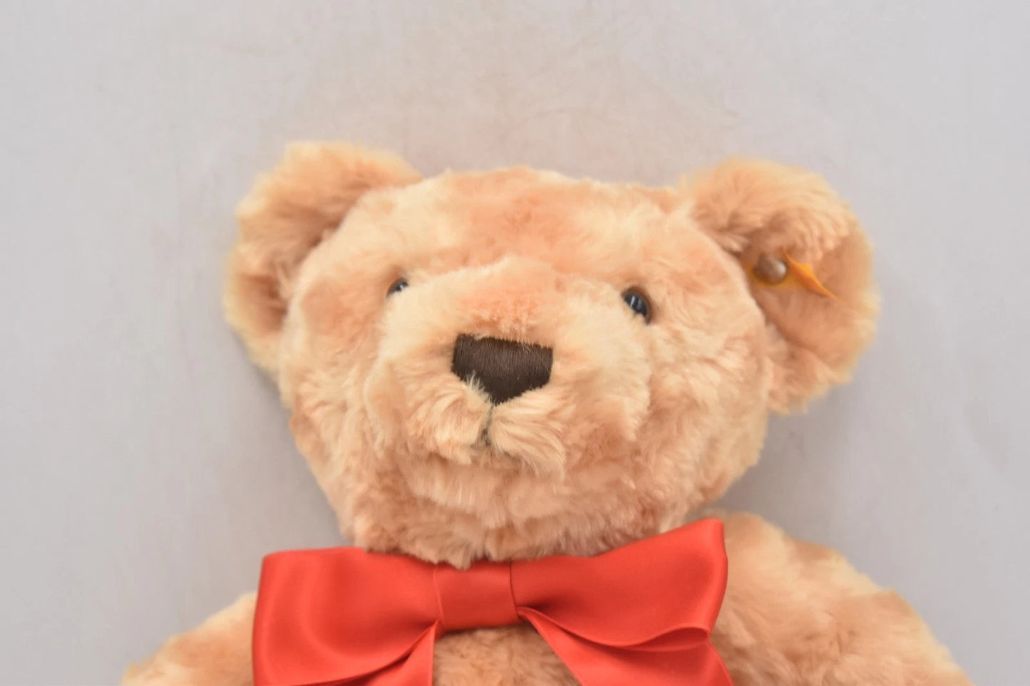 Steiff Cosy Golden Brown Teddy Year Bear 2020 113475 Red Ribbon Tagged