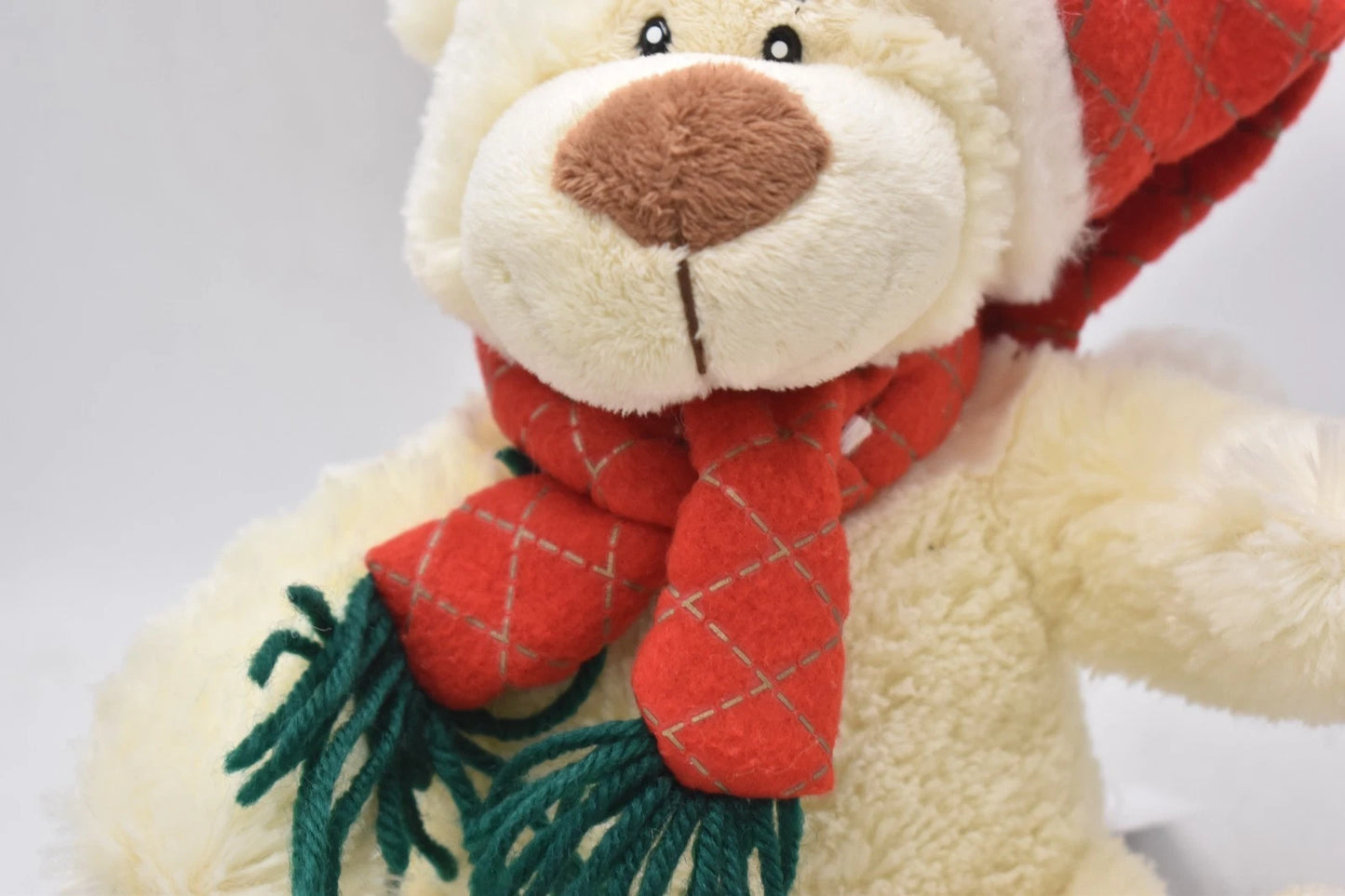 Card Factory Christmas Teddy Bear Plush Toy Retired 20cm Festive Collectable Sof