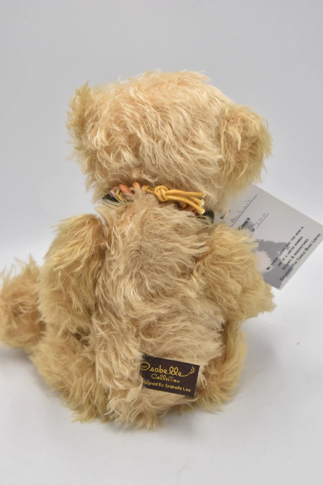 Charlie Bears Cafe Au Lait Isabelle Collection Limited Edition Tagged Retired