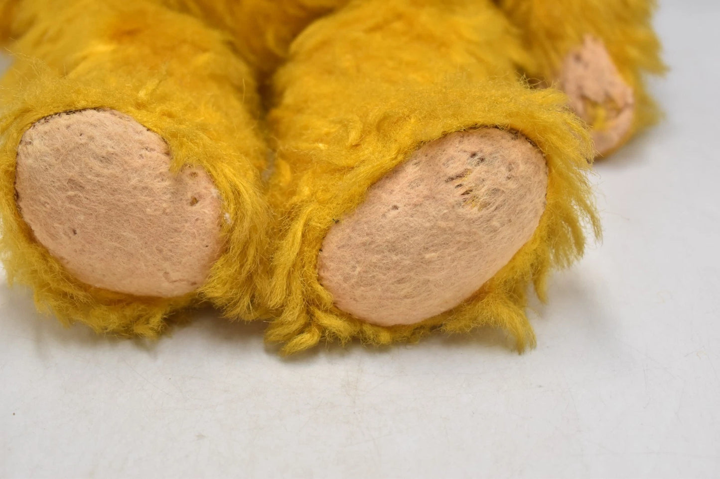 1950s European Wood Wool Vintage Teddy Bear Fully Jointed 45cm Collectible