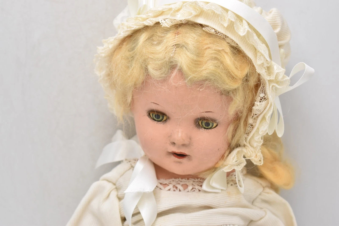 Vintage 1940s Reliable Dolls Canada – Sleepy Eyed Blinking Doll, 50cm