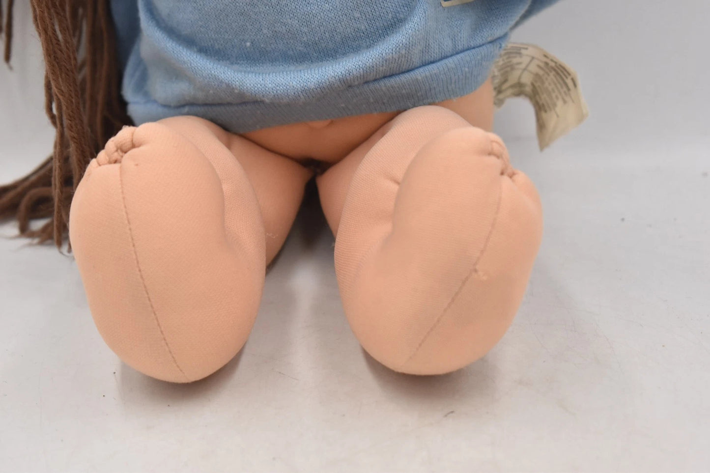 Vintage 1978–1982 Cabbage Patch Doll 40cm Brown Hair Brown Eyes Original Outfit