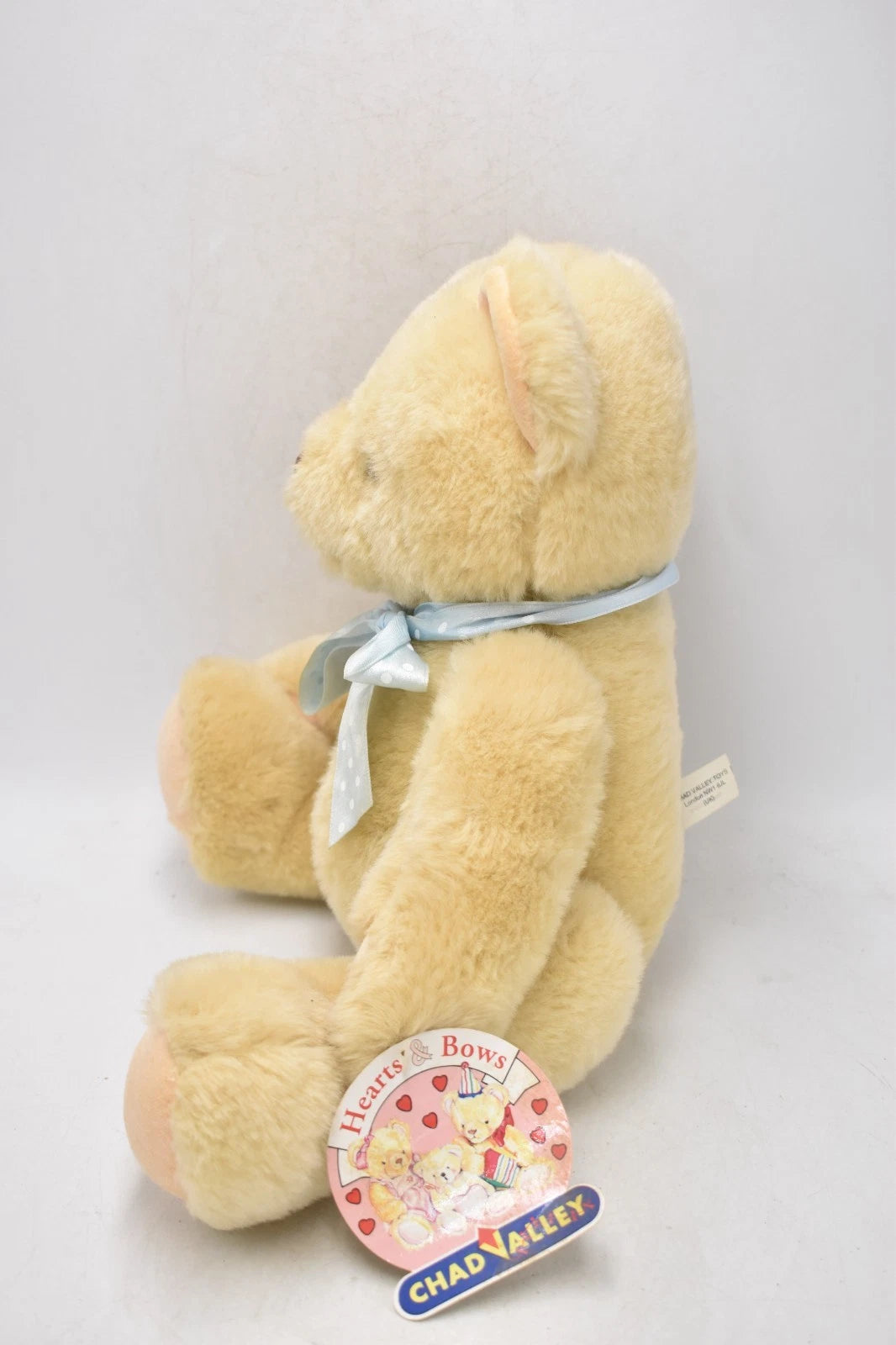 Rare Chad Valley Hearts & Bows Teddy Bear Vintage Late 90s / Early 00s