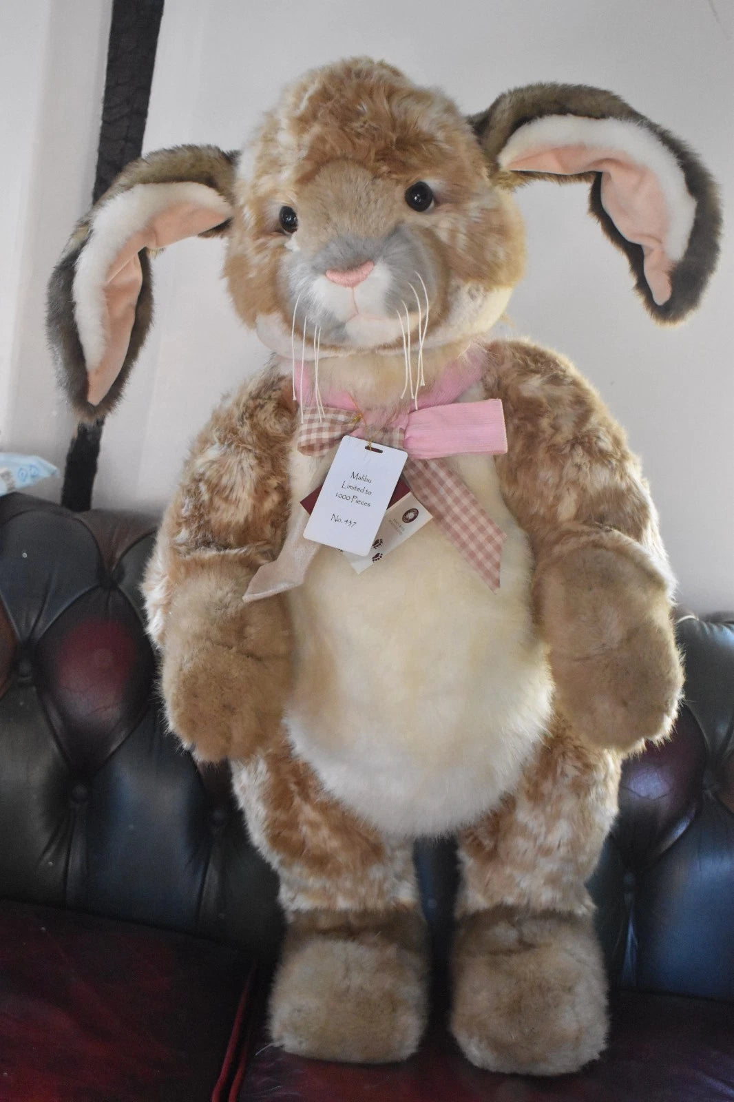 Charlie Bears Malibu Rabbit Isabelle Lee Limited Edition 437/1000 Retired Tagged