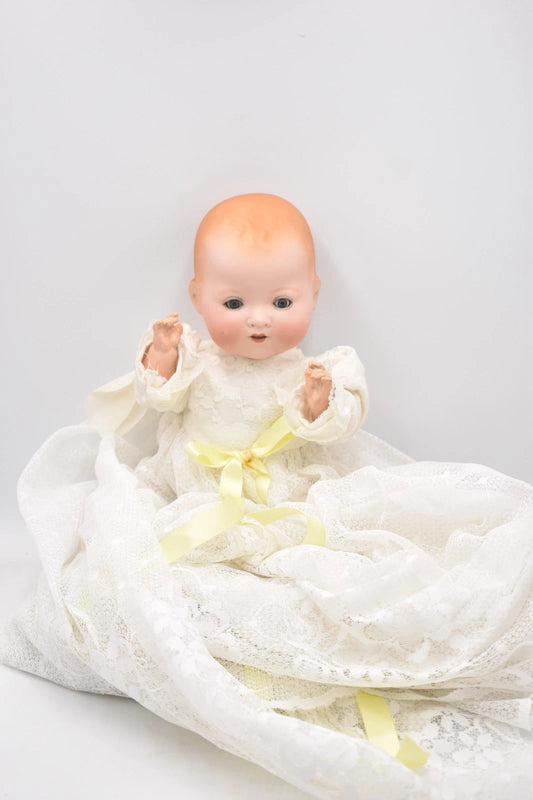 Antique Armand Marseille My Dream Baby 351 Bisque Composition Doll 34cm Sleepy