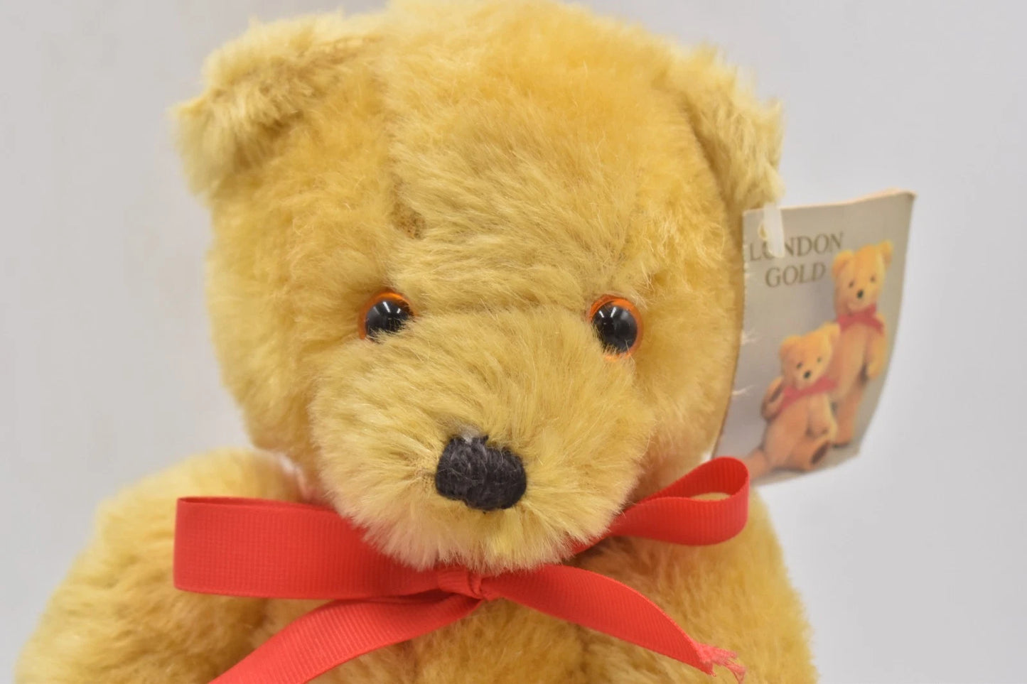 Dean’s Rag Book London Gold Teddy Bear Retired Mohair Tagged 30cm