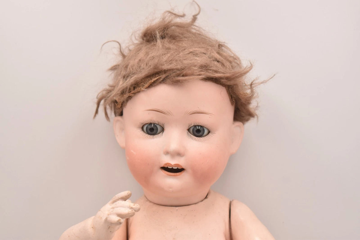 Antique Heubach Koppelsdorf 267 Bisque Head German Doll 45cm Collectable