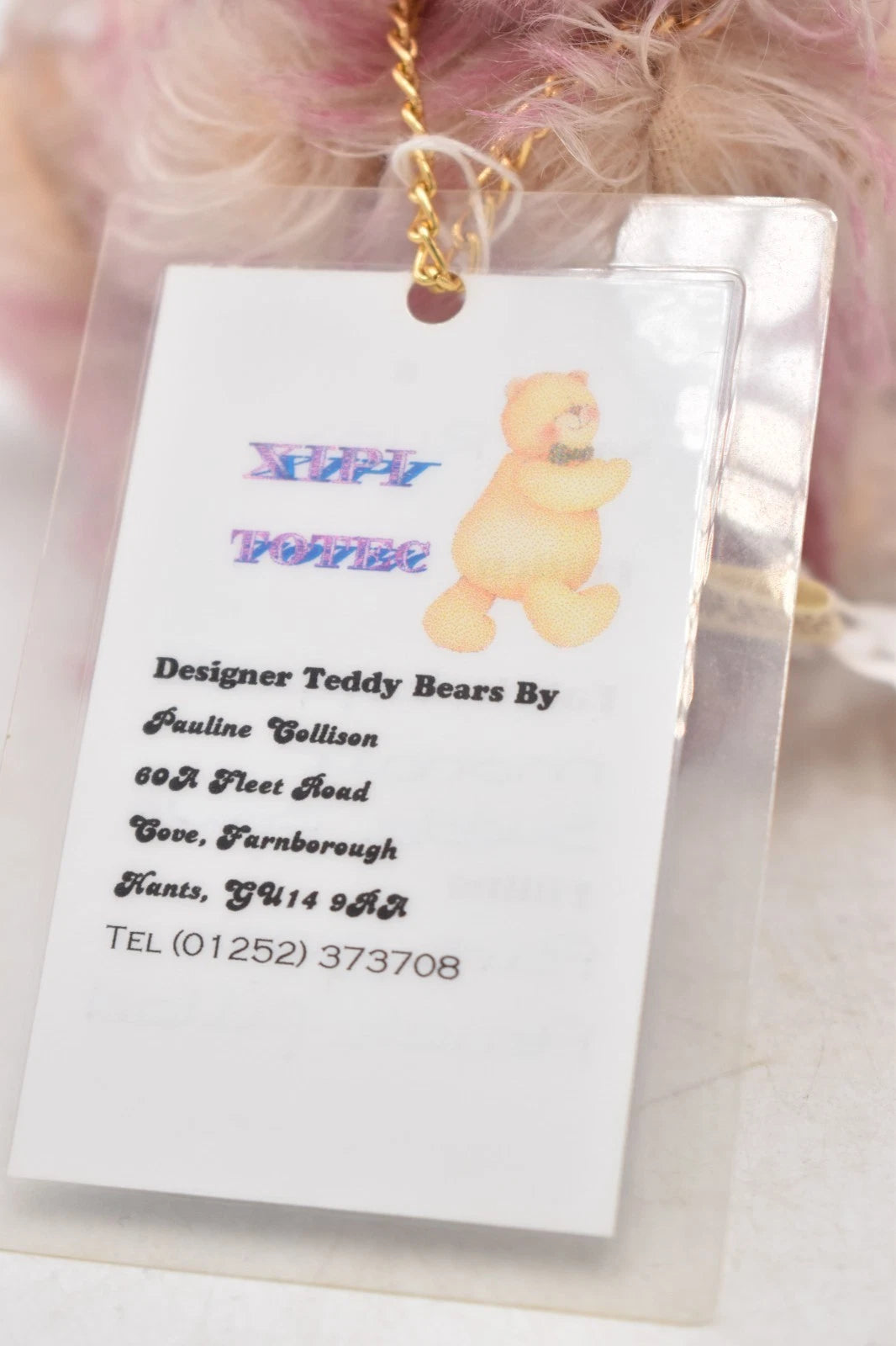 Artist Teddy Bear Ruby by Pauline Collison Xipi Totec 18cm OOAK Mohair