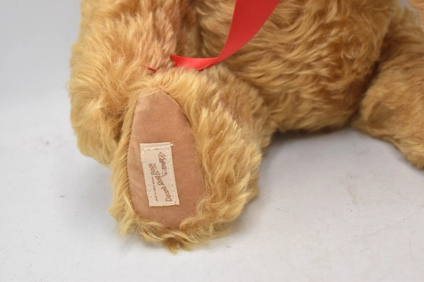 Deans Rag Book Co Golden Growler Teddy Bear Fully Jointed Tagged 40cm