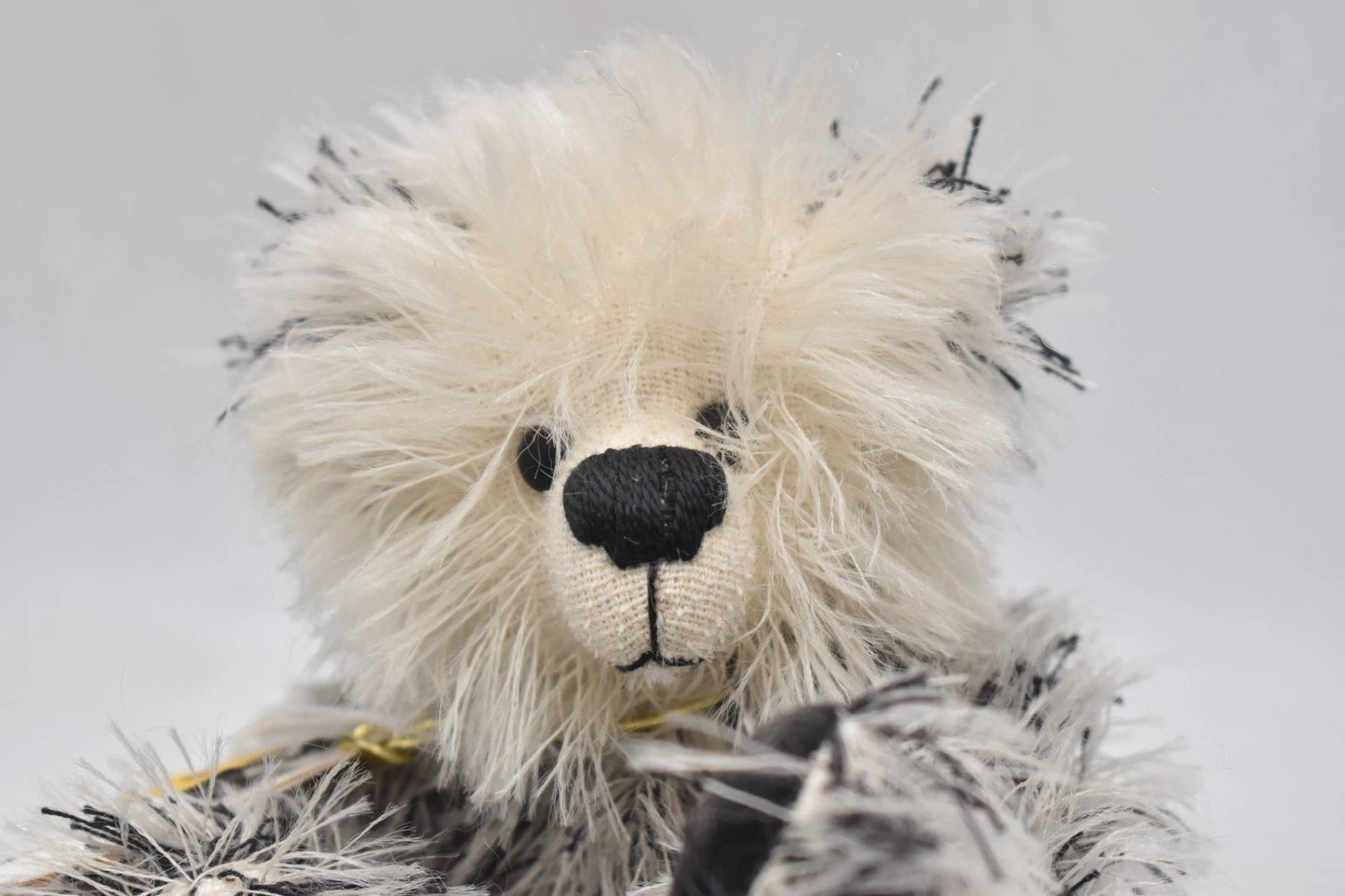 Vintage Artist Teddy Bear Minstrel by Bees Knees Bears Mohair OOAK Tagged