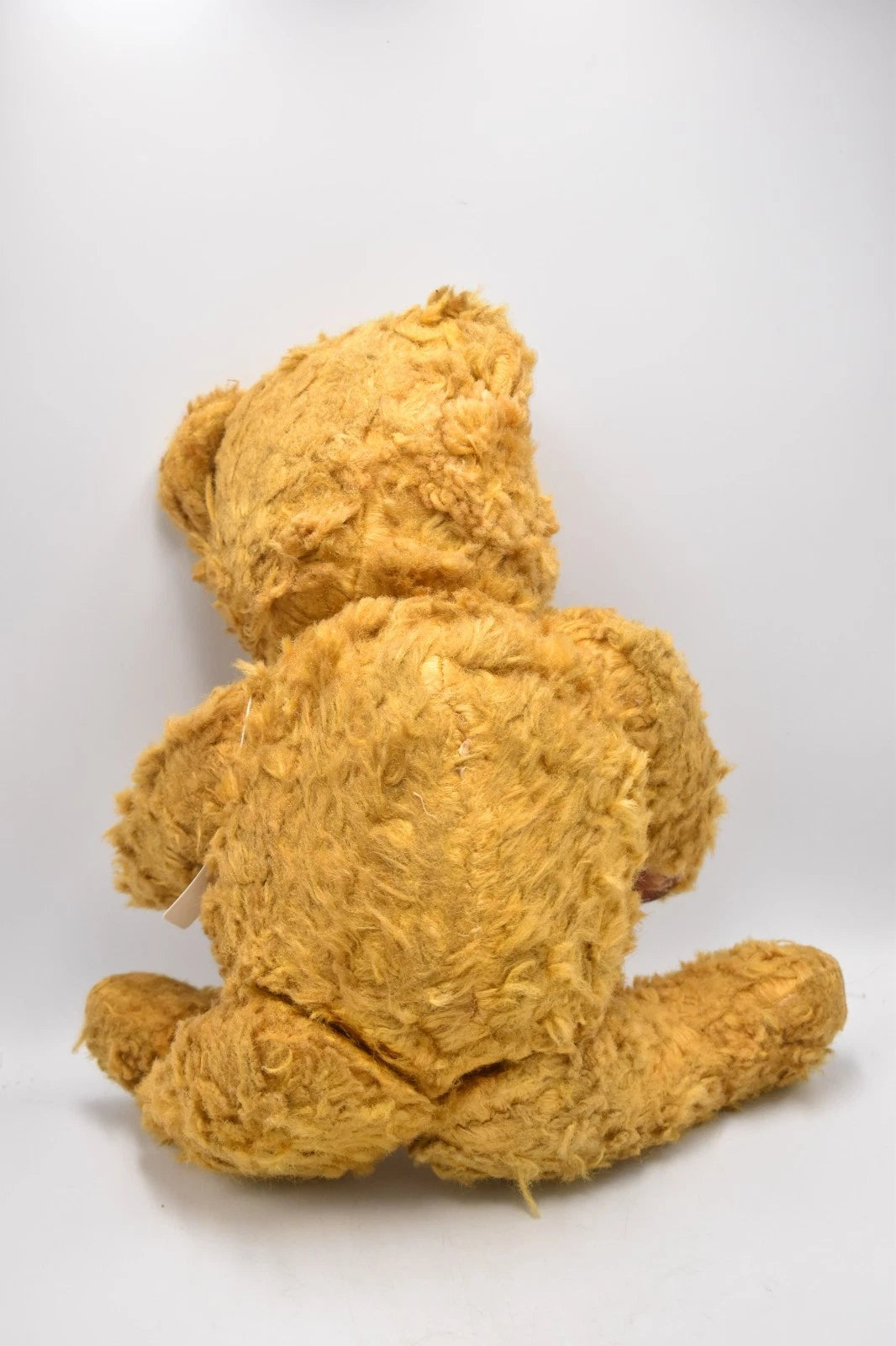 Vintage 1950s European Silk Plush Teddy Bear Fully Jointed 48cm Collectable