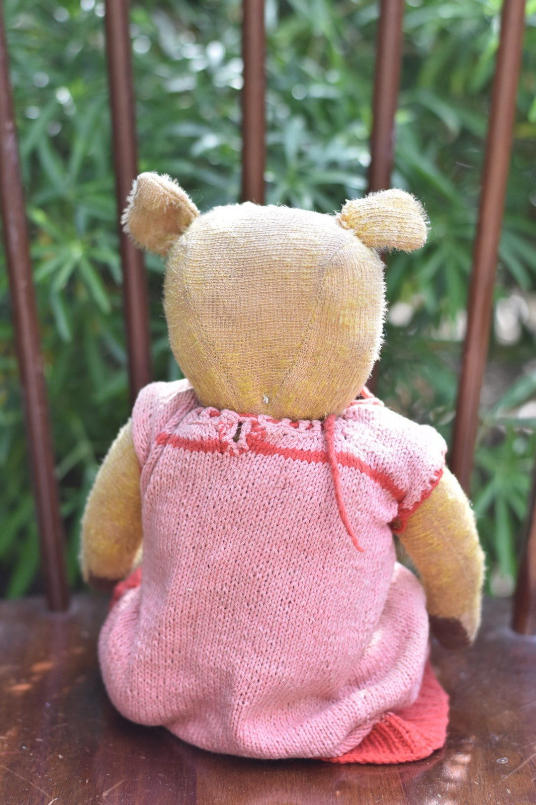 Vintage 1914–1920 American Stick Mohair Teddy Bear Nancy 36cm