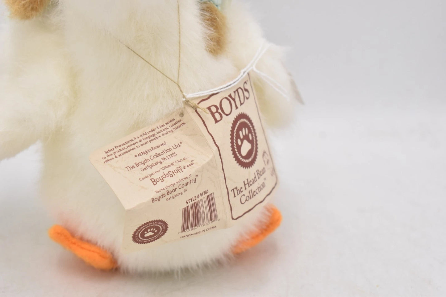 Boyds Bears Olde Mother Goose & Co Teddy Bear Retired Tagged Plush Soft Toy 25cm