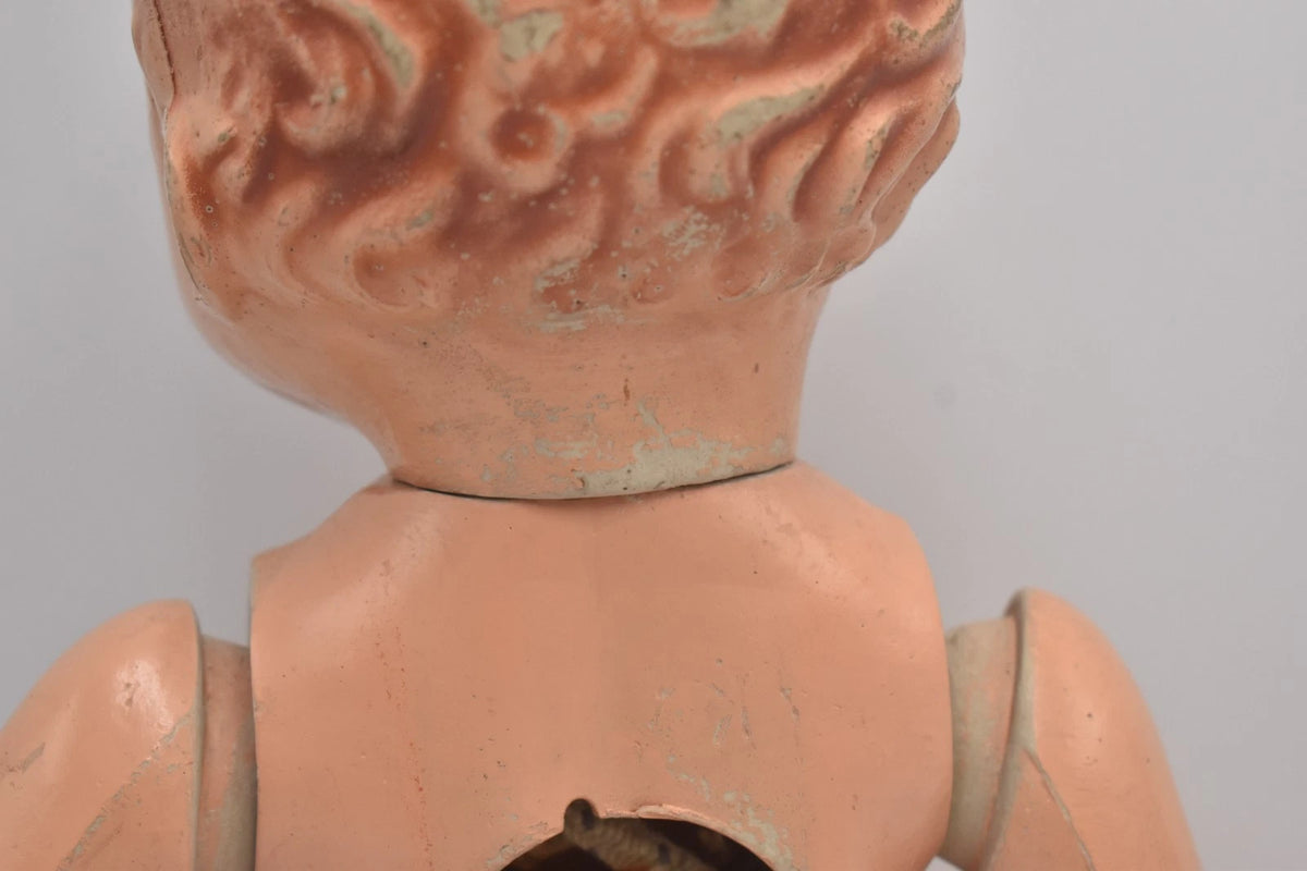 Vintage 1940s 1950s Composition Doll Sleepy Blinking Eyes 38cm Collectable