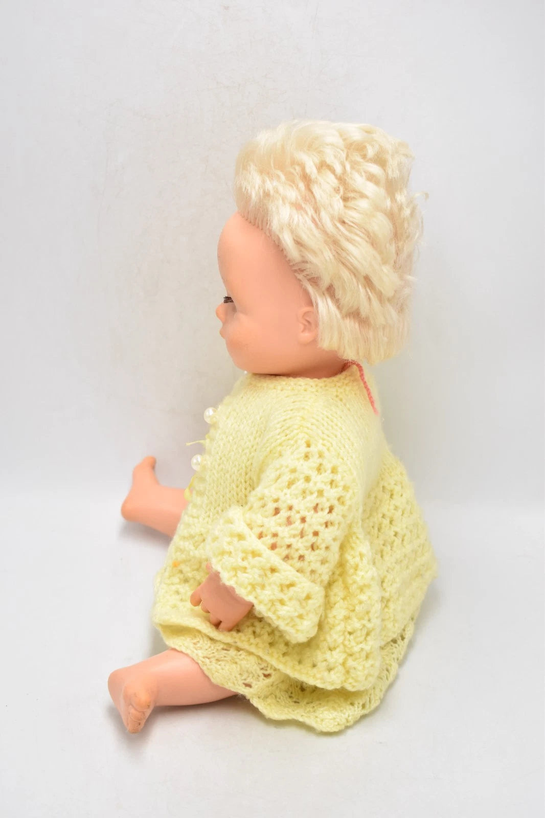 Vintage Palitoy Tiny Tears Baby Doll – 1960s England, 16D Jointed, 40cm