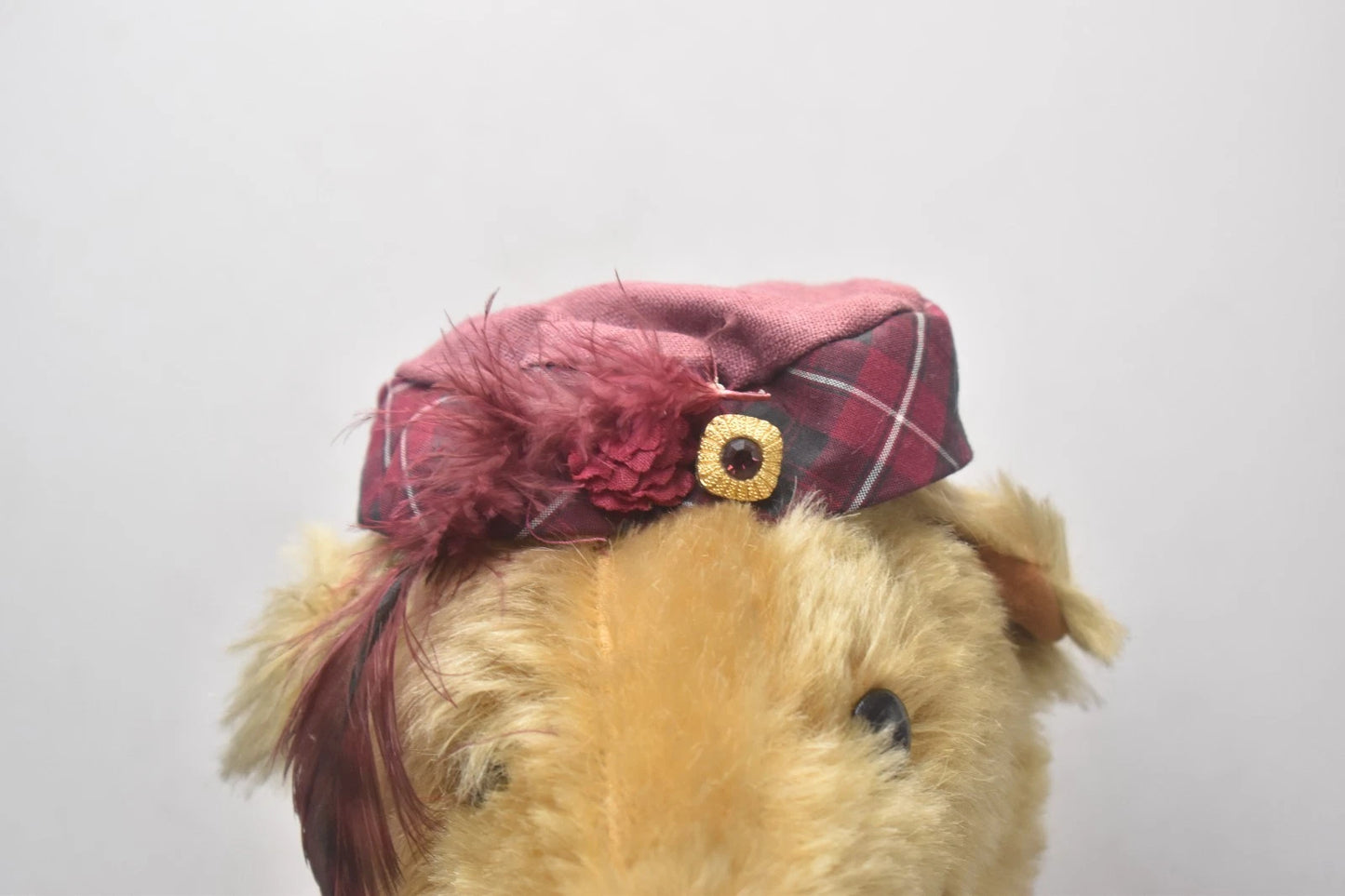 Sigikid Vintage Limited Edition Mohair Teddy Bear Scottish Outfit 40cm