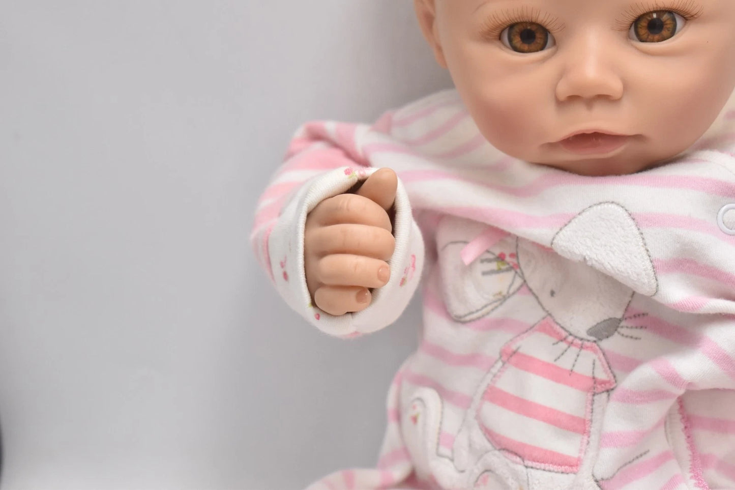 Vintage Ashton Drake Reborn Baby Girl Doll by Linda Murray 48cm Vinyl Limbs