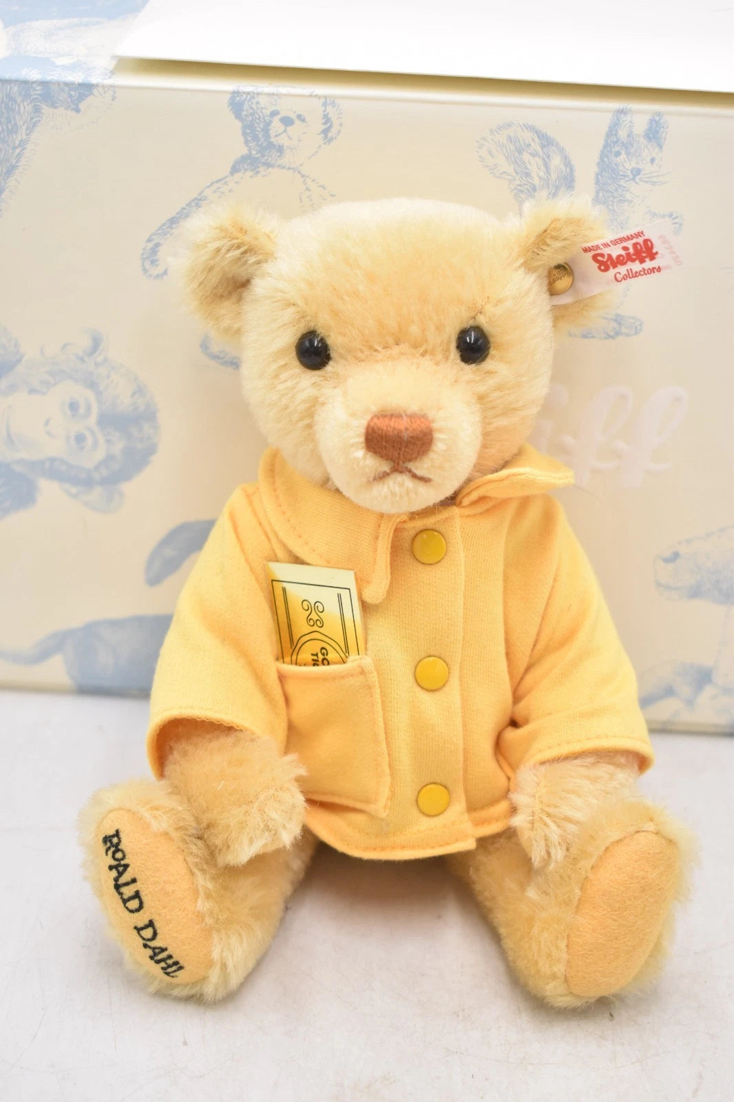 Steiff Charlie Bucket Teddy Bear Charlie and the Chocolate Factory 663420