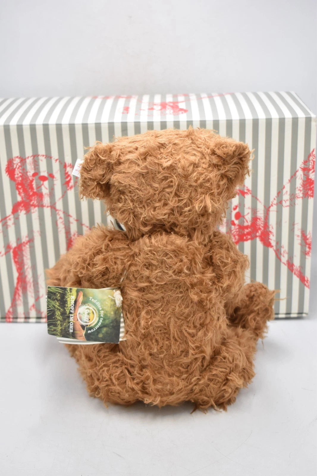 Steiff Hansel Teddy Bear 006968 Limited Edition Hemp Plush Wood Stuffing 36cm