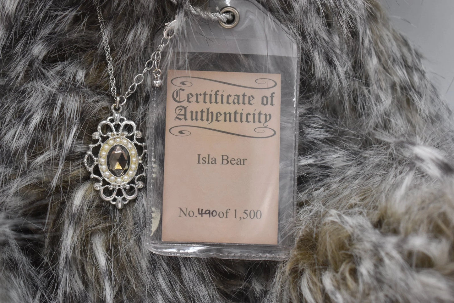Suki Silver Tag Bear Isla Limited Edition 490/1500 Plush Teddy Bear 50cm Tagged