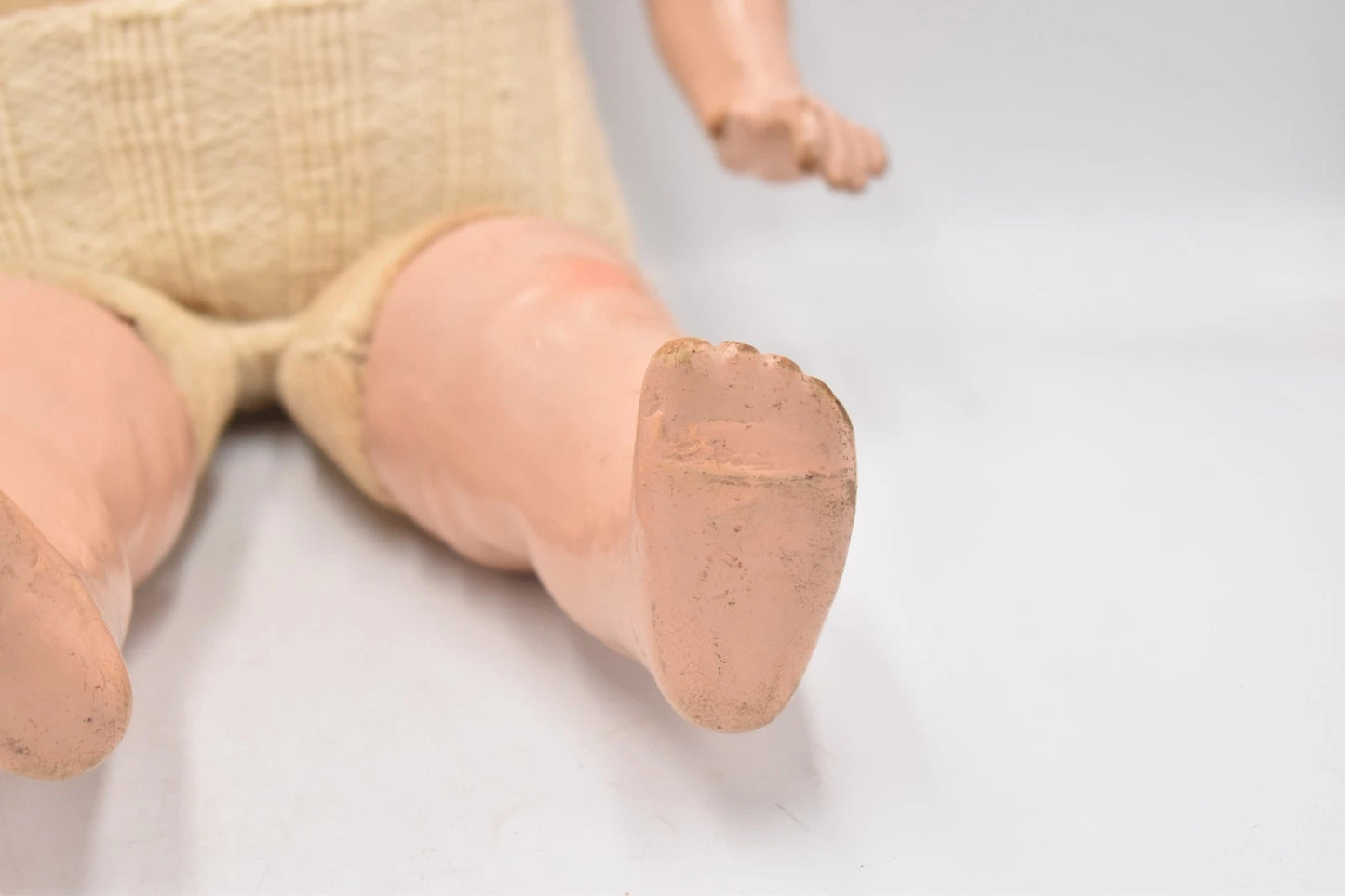 Vintage 1930s 1940s Composition Doll Sleepy Blinking Eyes 46cm Collectable