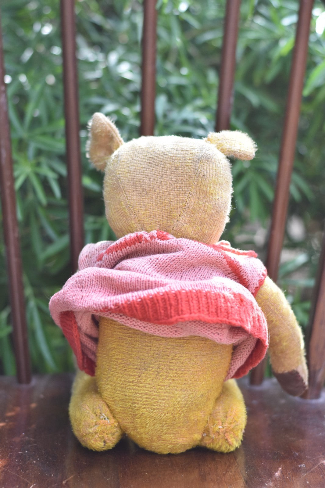 Vintage 1914–1920 American Stick Mohair Teddy Bear Nancy 36cm