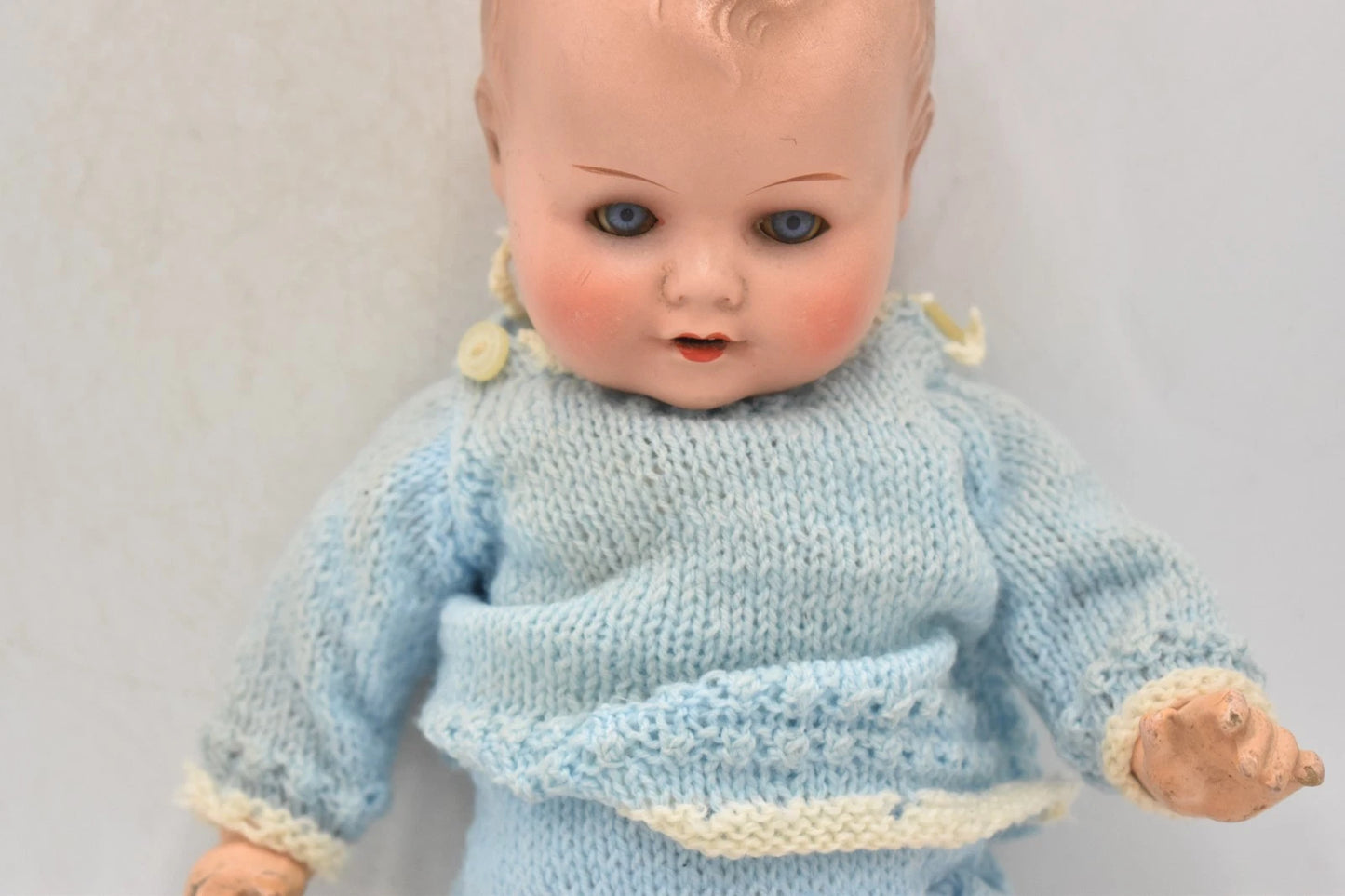 Antique Armand Marseille 542/2 Bisque Head Doll Germany Sleepy Eyes Collectable