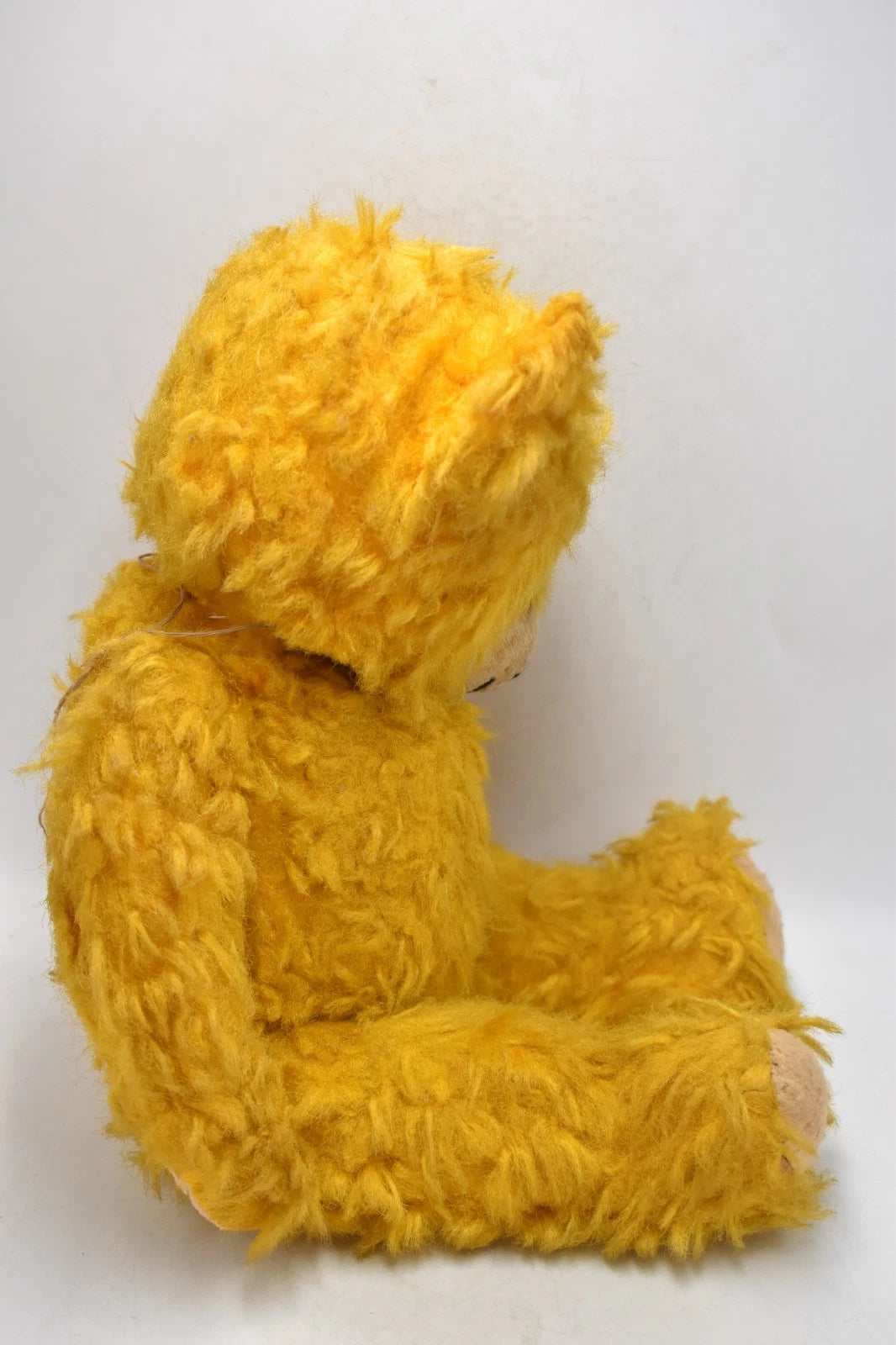1950s European Wood Wool Vintage Teddy Bear Fully Jointed 45cm Collectible