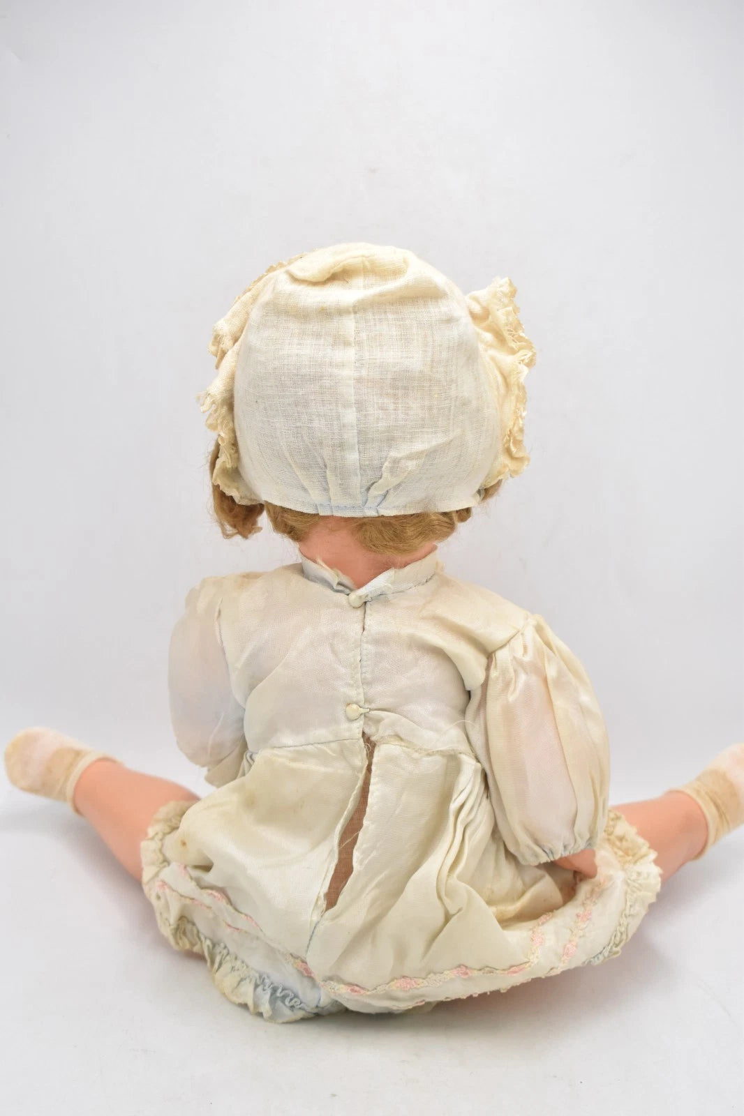 Vintage Antique Celluloid Walking Doll – 46cm, Original Outfit