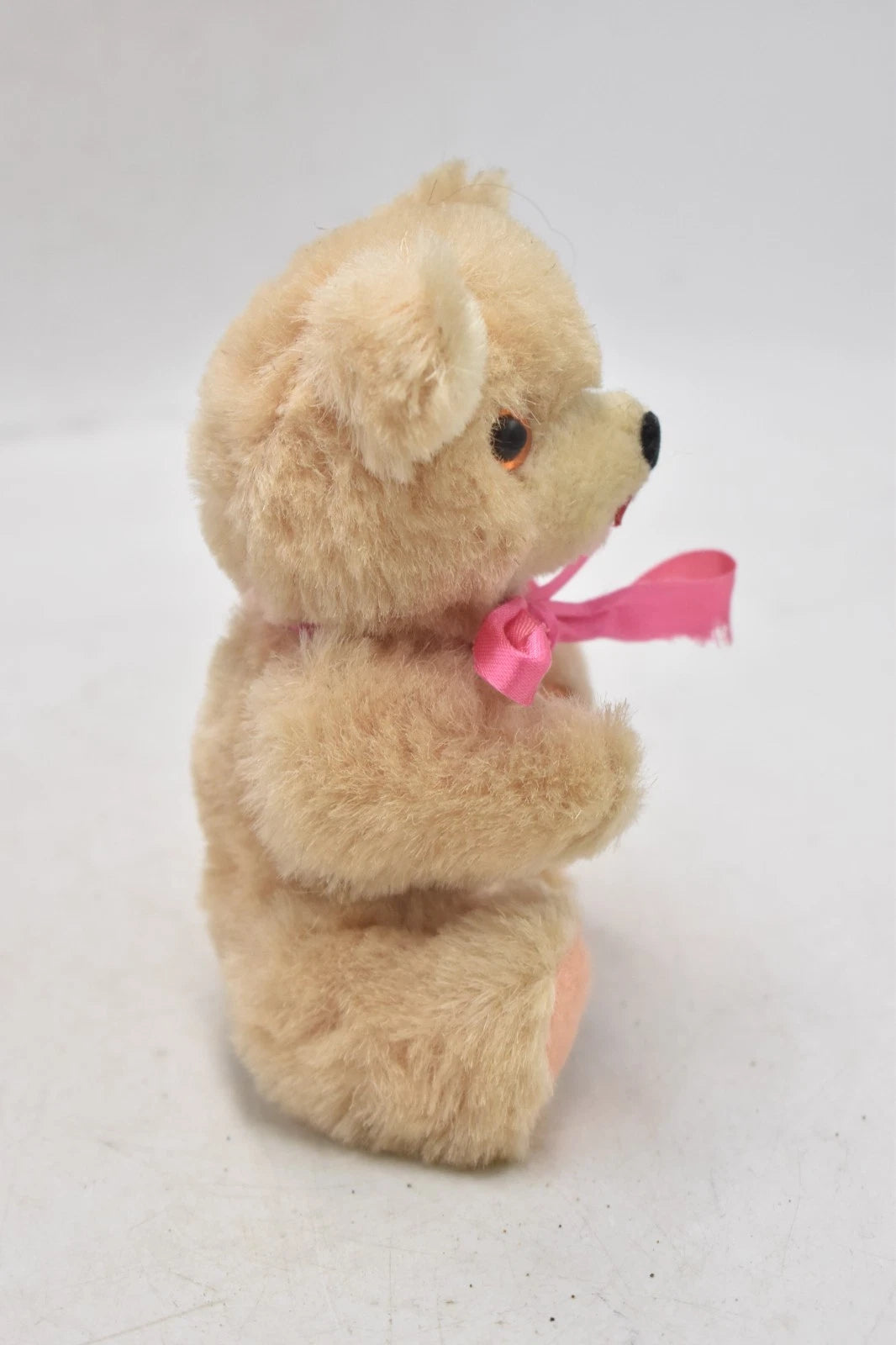 Vintage 1960s Shanghai Doll Factory Teddy Bear Wool Plush Fully Jointed