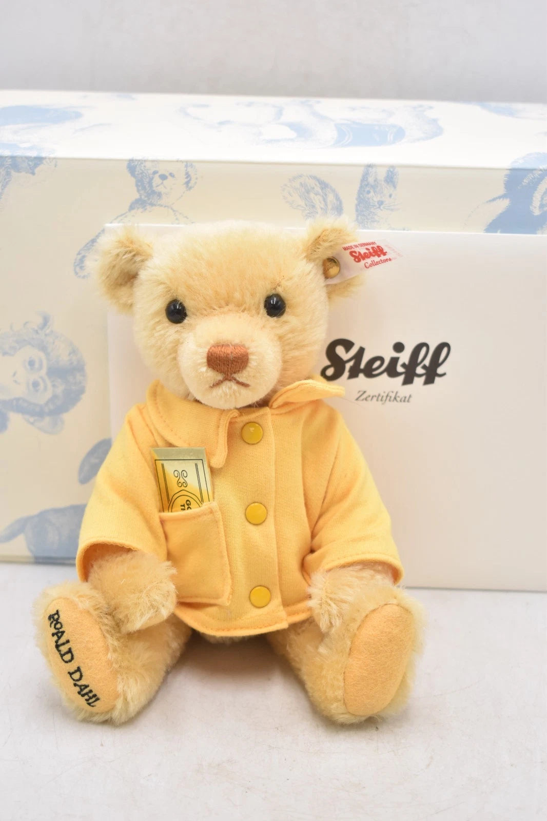 Steiff Charlie Bucket Teddy Bear Charlie and the Chocolate Factory 663420