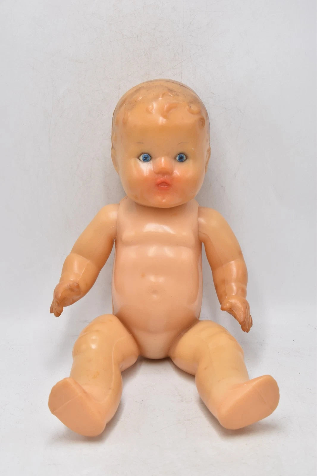 Vintage 1940s Marie Lou Rubber Baby Doll – 40cm