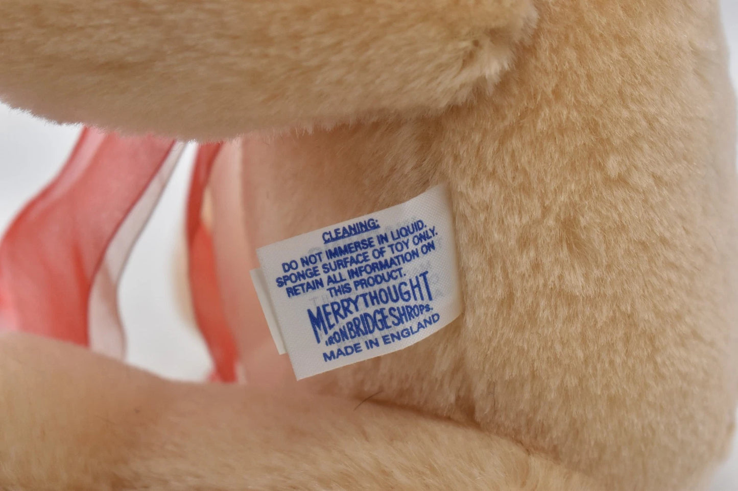 Merrythought Poppy Teddy Bear – Limited Edition Mohair 35cm