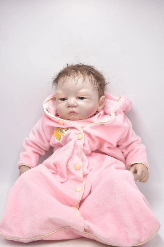 Ashton-Drake Reborn Baby Doll Olivia by Olivia Stone – 50cm, Vinyl Limbs, Cloth