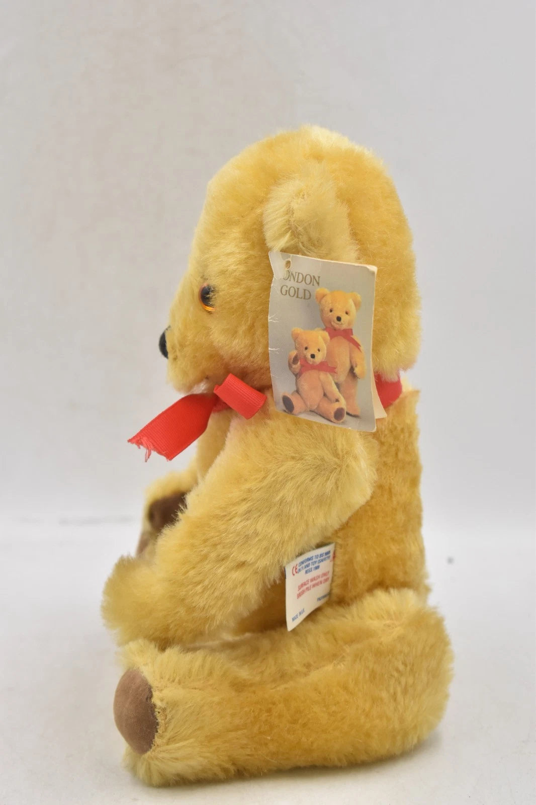 Dean’s Rag Book London Gold Teddy Bear Retired Mohair Tagged 30cm