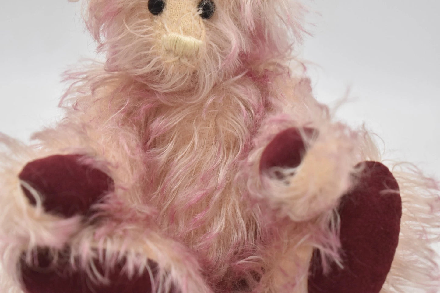 Artist Teddy Bear Ruby by Pauline Collison Xipi Totec 18cm OOAK Mohair